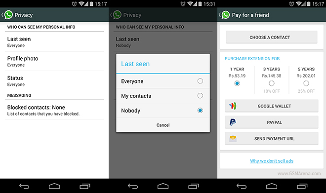 WhatsApp now lets you hide your Profile Picture, Last Seen and Status  updates from some contacts