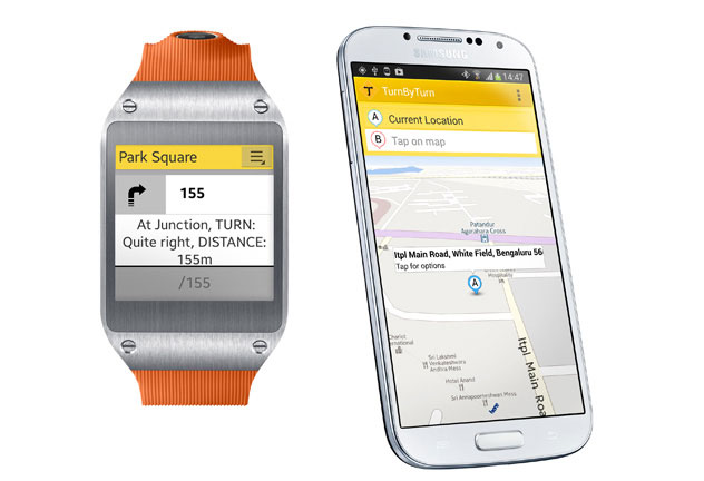 here maps samsung watch