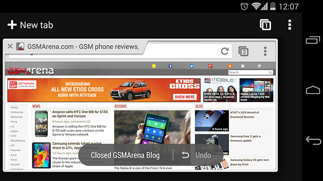 Chrome Beta for Android adds undo tab close among other things