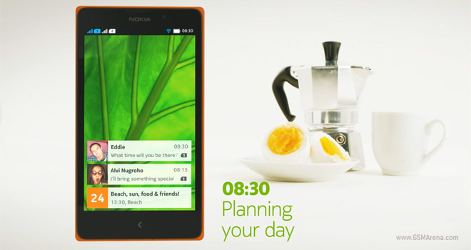 Fastlane feature of Nokia X phones demoed in official video
