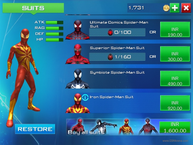 the amazing spider man 2 game android
