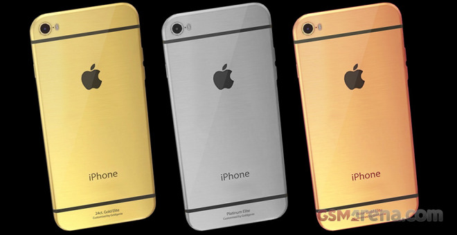You want an iPhone 6 plated with gold, rose gold or platinum ...