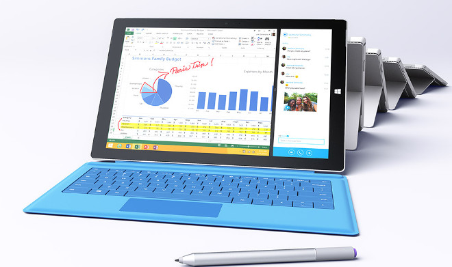 تبلت Surface Pro 3 با پردازنده های intel core i3 و core i5 بزودی در ایالات متحده و کانادا