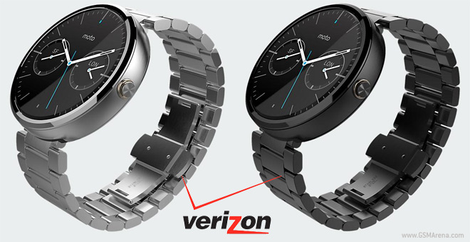 Motorola Moto 360 with metal band on pre order on Verizon