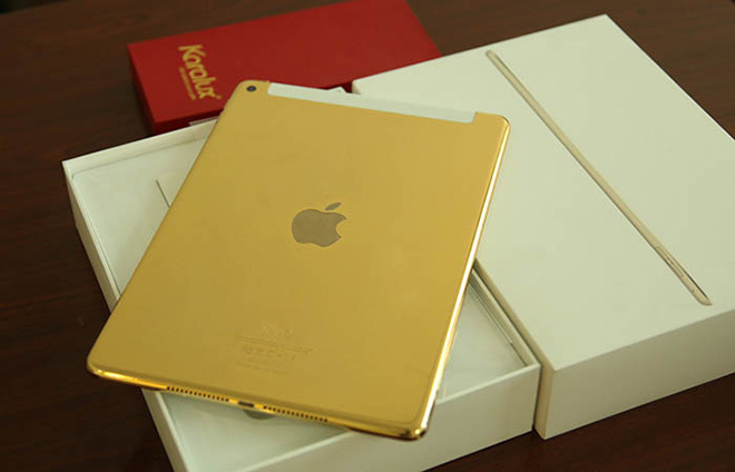 Apple iPad Air 2 in 24K gold looks as gaudy as expected