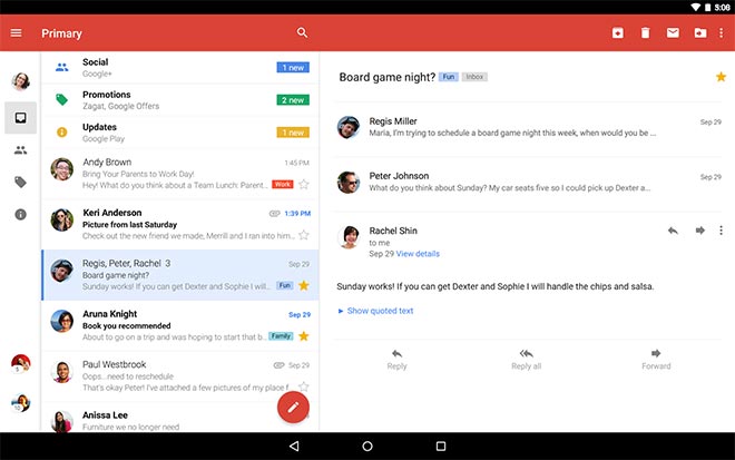 2 gmail accounts on android phone