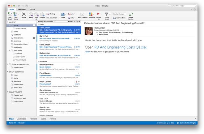 downoald outlook mail for mac