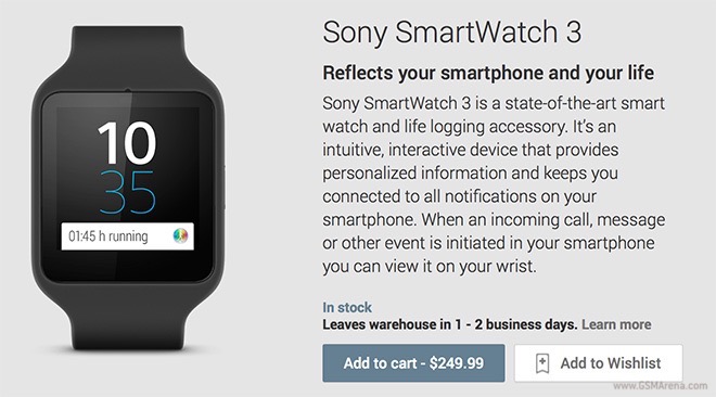 Sony smartwatch 1 discount connection