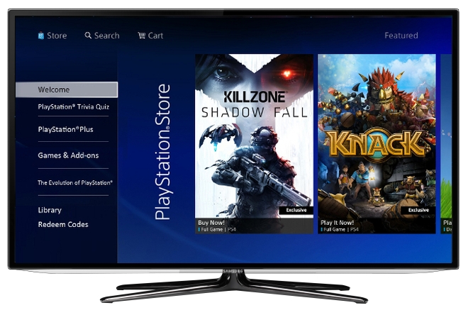 playstation 4 samsung smart tv