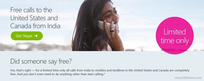 free landline calls to india