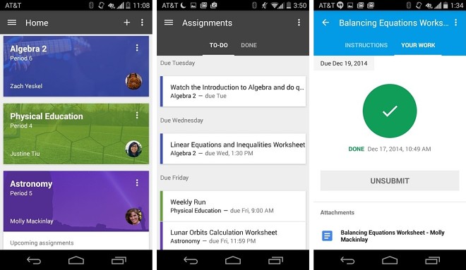 Google Classroom Released On Mobile Organize And Share