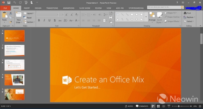 ms office 2016 preview for windows