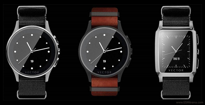 Vector unveils two smartwatches with 30 day battery life, metal, waterproof casings
