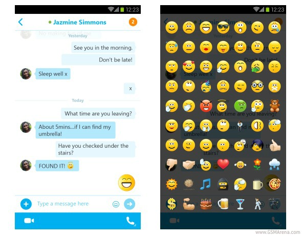 emojii app for skype