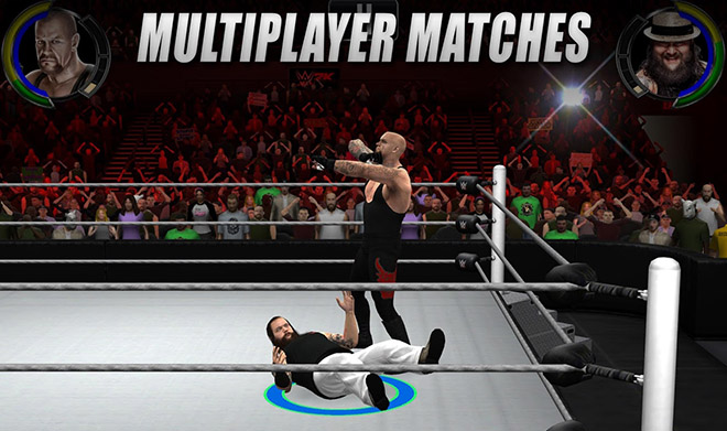 WWE 2K mobile game now available