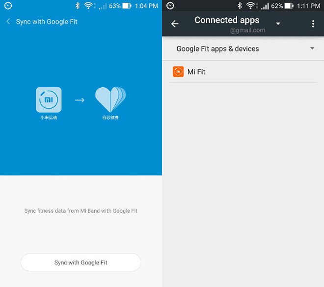 Xiaomi Mi Band can now sync with Google Fit