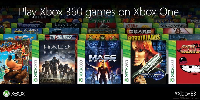 Xbox 360 games are coming to the Xbox One