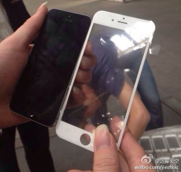 New shots of alleged Apple iPhone 6 front panel leak