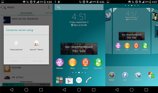 Sony Xperia Z3 Launcher Ported To Android 4 2 Xperias