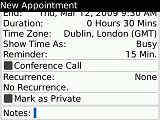 BlackBerry Curve 8900