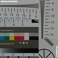 Resolution chart crop