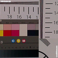 Resolution chart crop