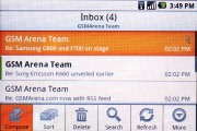 Samsung I7500 Galaxy screenshot
