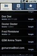 Samsung I7500 Galaxy screenshot