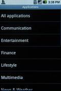 Samsung I7500 Galaxy screenshot