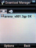 Screenshots of Motorola RAZR2 V8