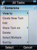 Screenshots of Motorola RAZR2 V8