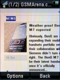 Screenshots of Motorola RAZR2 V8