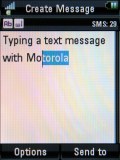 Screenshots of Motorola RAZR2 V8
