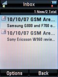 Screenshots of Motorola RAZR2 V8