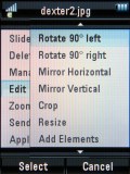 Screenshots of Motorola RAZR2 V8