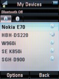 Screenshots of Motorola RAZR2 V8