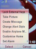 Screenshots of Motorola RAZR2 V8