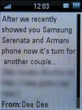 Screenshots of Motorola RAZR2 V8