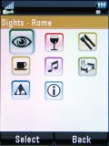Screenshots of Motorola RAZR2 V8