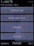 Screenshots of Nokia 6500 slide