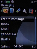 Screenshots of Nokia 6500 slide