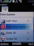 Screenshots of Nokia 6500 slide