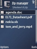Nokia E51 screenshots