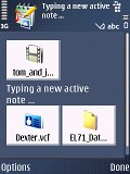 Nokia E51 screenshots
