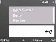 Nokia E72 screenshot