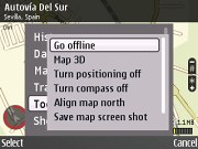 Nokia E72 screenshot