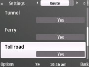 Nokia E72 screenshot