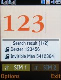 Samsung D880 screenshot