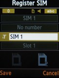 Samsung D880 screenshot