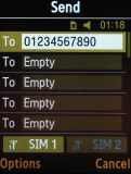 Samsung D880 screenshot